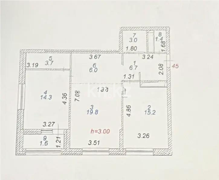 Продажа 3-комнатной квартиры, 72 м² в Астане - фото 5