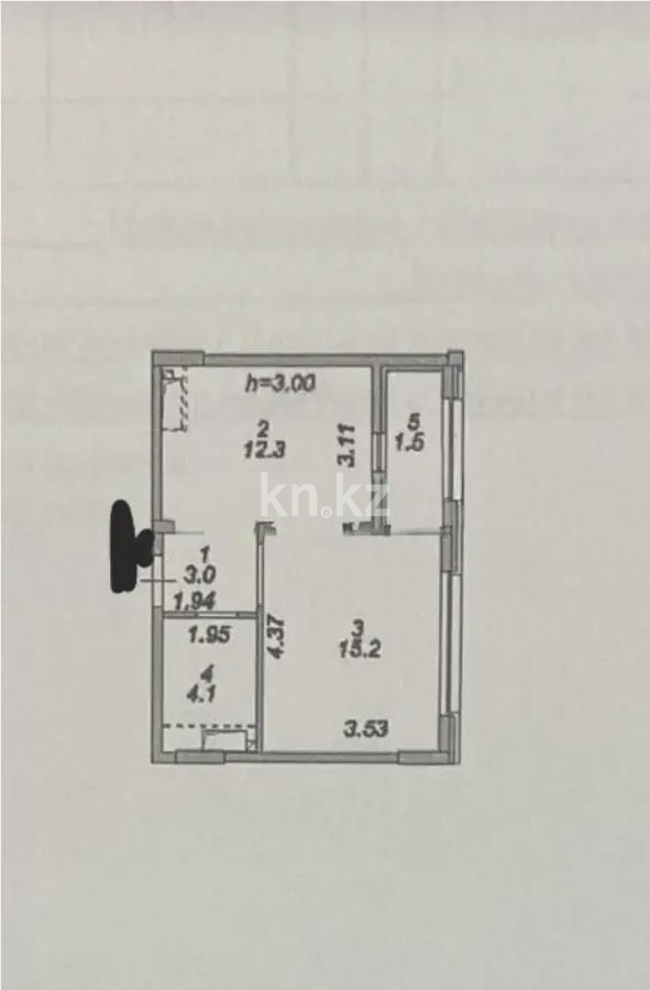 Продажа 1-комнатной квартиры, 36.1 м² в Астане