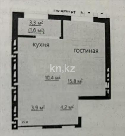 Продажа 1-комнатной квартиры, 37 м², 067 учетный квартал, дом  464/4 в Караганде