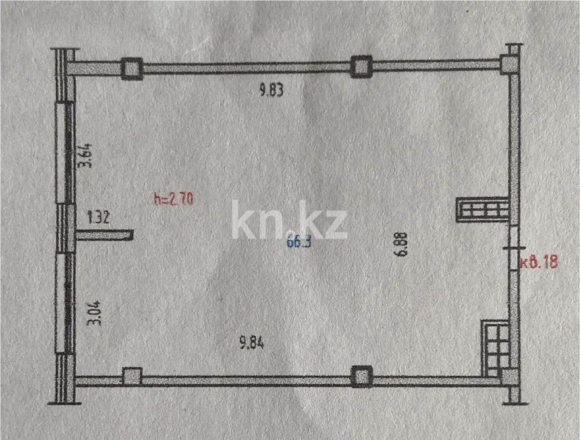 Продажа 2-комнатной квартиры, 66.3 м² в Алматы - фото 4