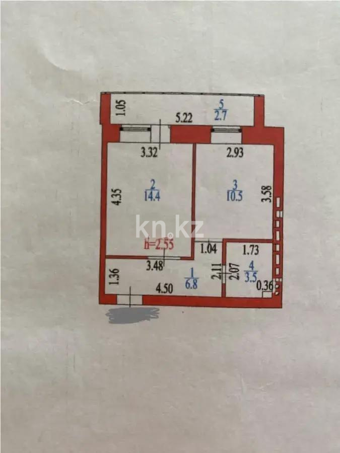 Продажа 1-комнатной квартиры, 37.9 м² в Астане - фото 5