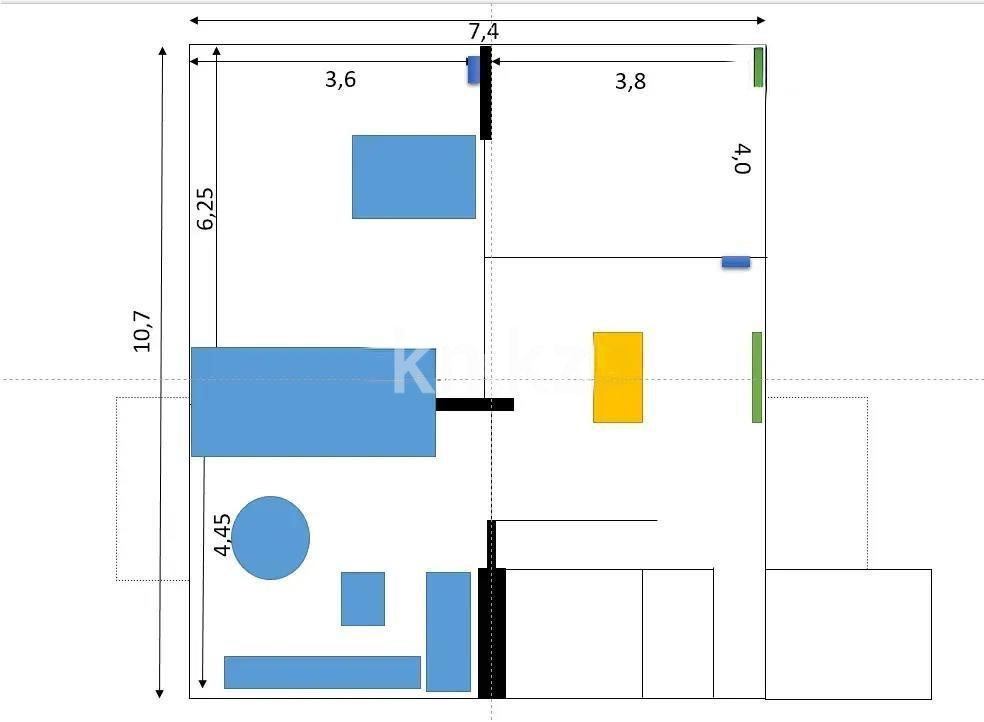 Продажа 3-комнатной квартиры, 78.21 м² в Алматы - фото 2