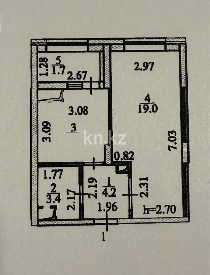 Продажа 1-комнатной квартиры, 37.1 м², ул. Шаймерденова, дом  4/3 в Астане - фото 5