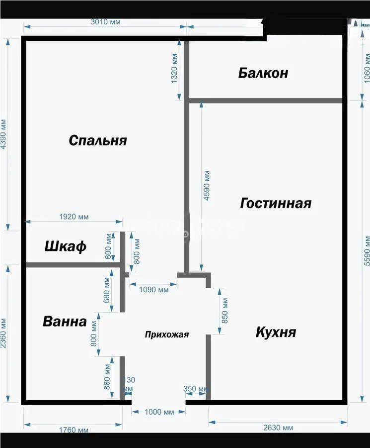 Продажа 2-комнатной квартиры, 40 м², 067 учетный квартал, дом  участок 502 в Караганде