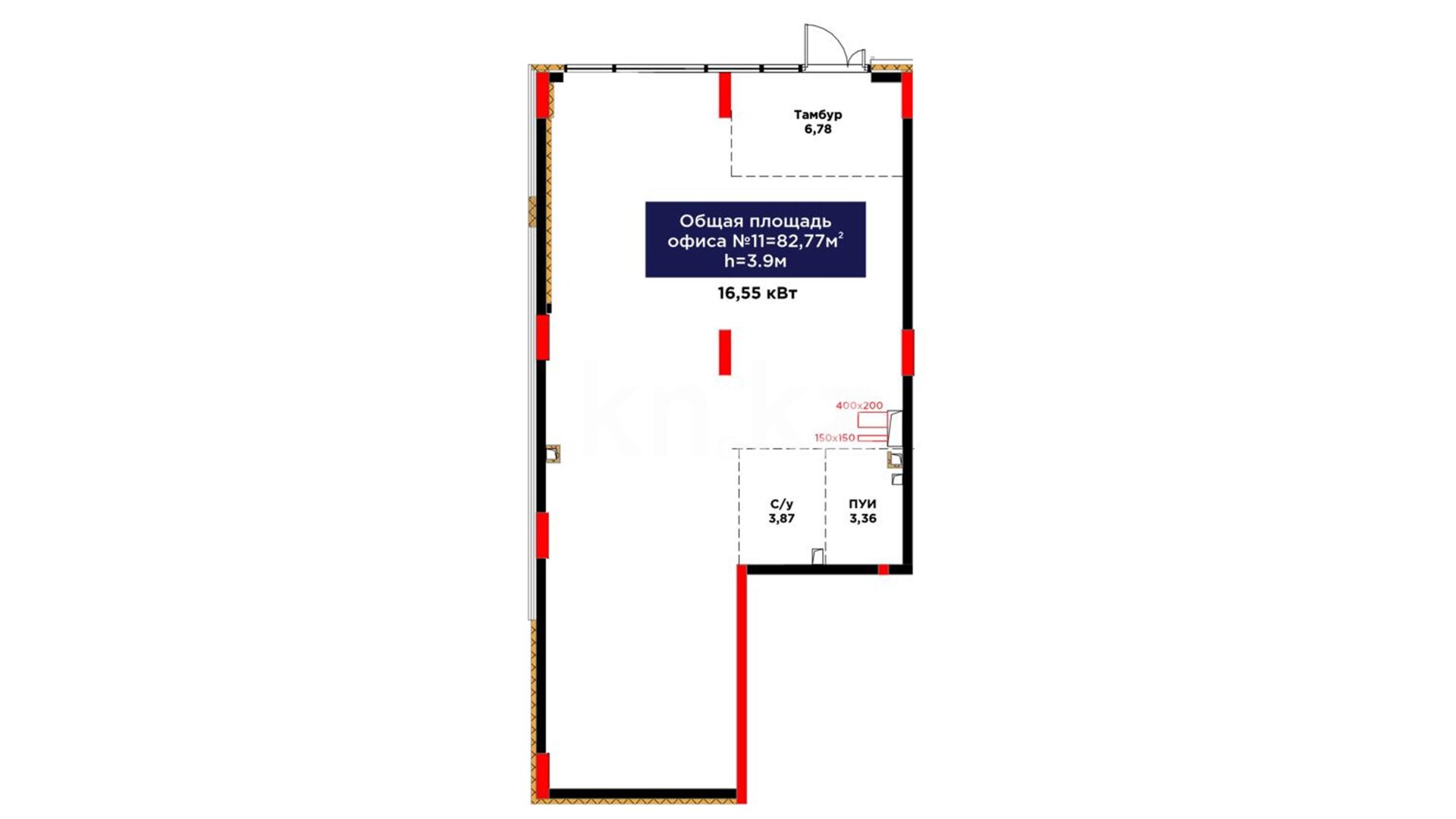 ЖК Bosaga, цена 82 811 385 ₸, 1 000 500 ₸&nbsp;/&nbsp;м²