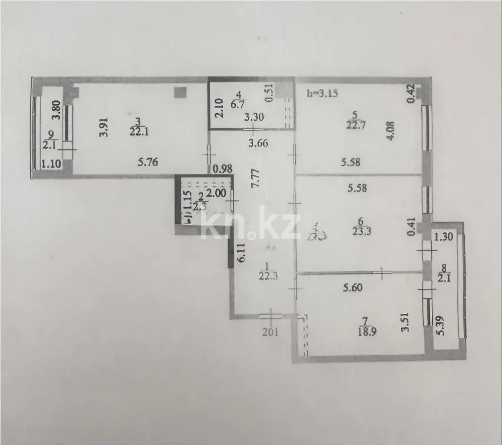 Продажа 4-комнатной квартиры, 123 м² в Астане - фото 3