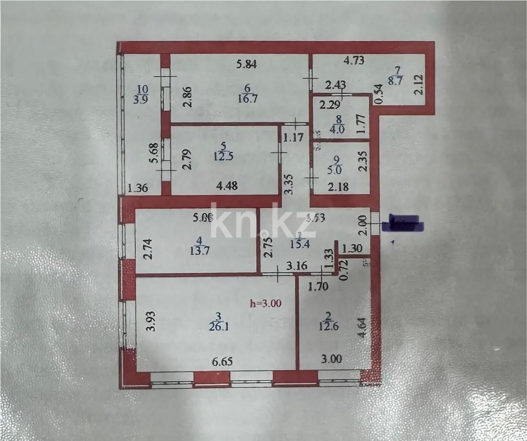 Продажа 4-комнатной квартиры, 120 м², ул. Жошы хана, дом  23 в Астане - фото 9