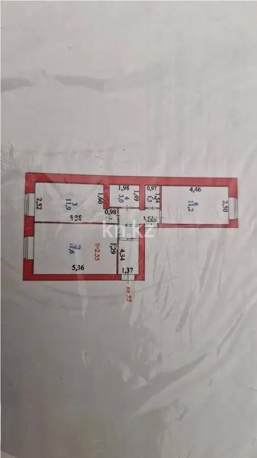 Продажа 2-комнатной квартиры, 53 м², ул. Сокпакбаева, дом  20/2 в Астане - фото 5