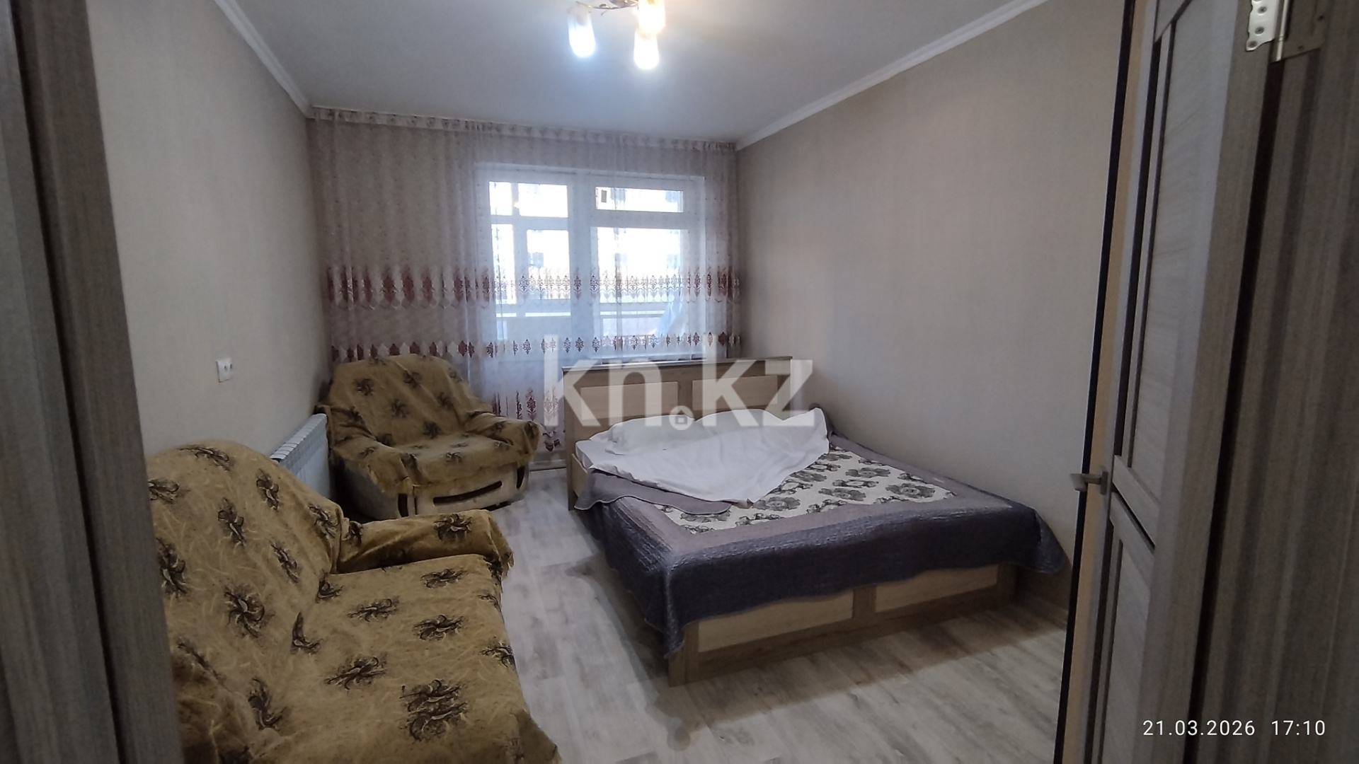 Аренда 1-комнатной квартиры посуточно, 46 м² в Астане