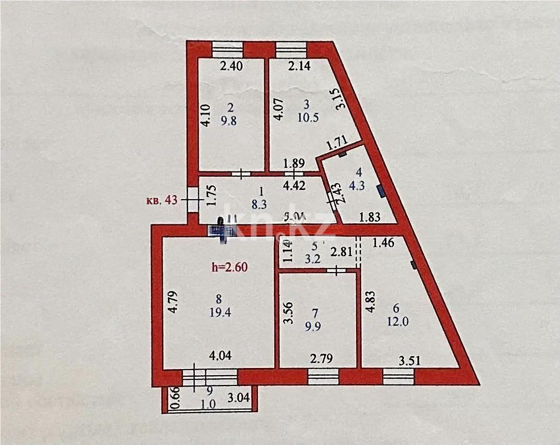 Продажа 4-комнатной квартиры, 78 м² в Астане - фото 7