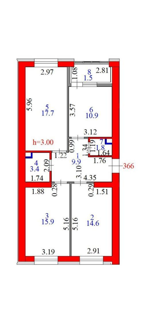 Продажа 3-комнатной квартиры, 75.7 м² в Астане - фото 7