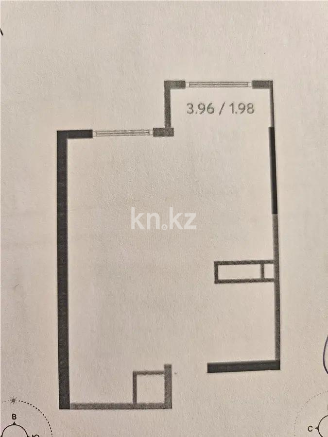 Продажа 2-комнатной квартиры, 46.6 м² в Алматы
