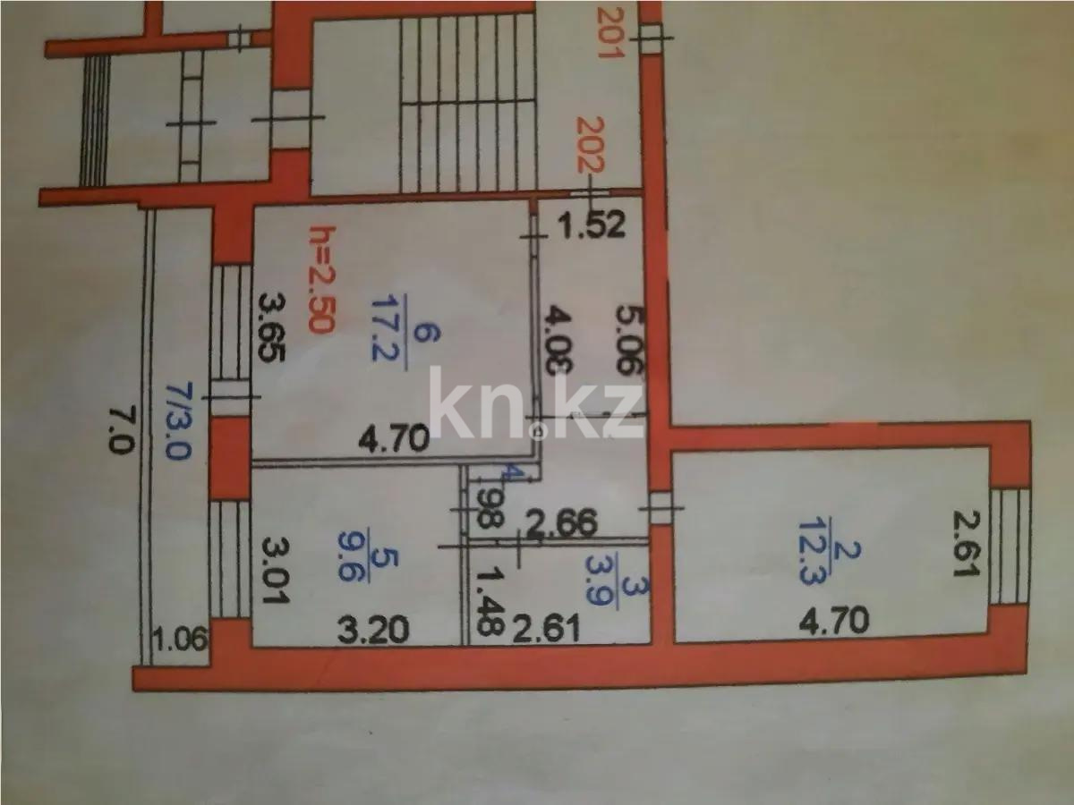 Продажа 2-комнатной квартиры, 55 м², пр. Республики, дом  4 в Караганде