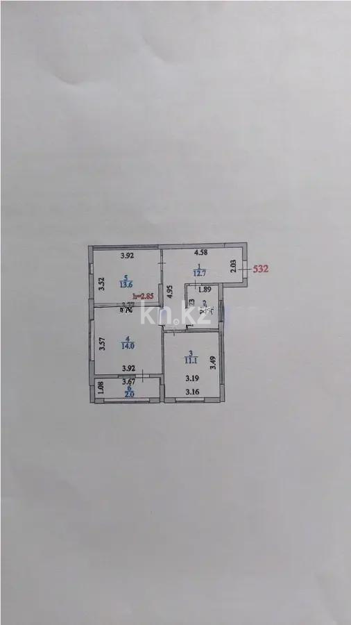 Продажа 2-комнатной квартиры, 58 м² в Астане - фото 4