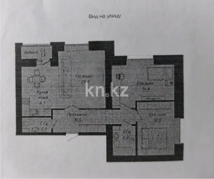Продажа 3-комнатной квартиры, 74.8 м² в Астане