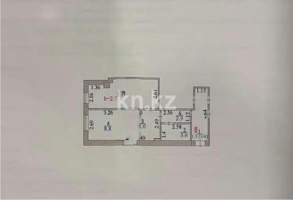 Продажа 2-комнатной квартиры, 41.1 м² в Астане - фото 5