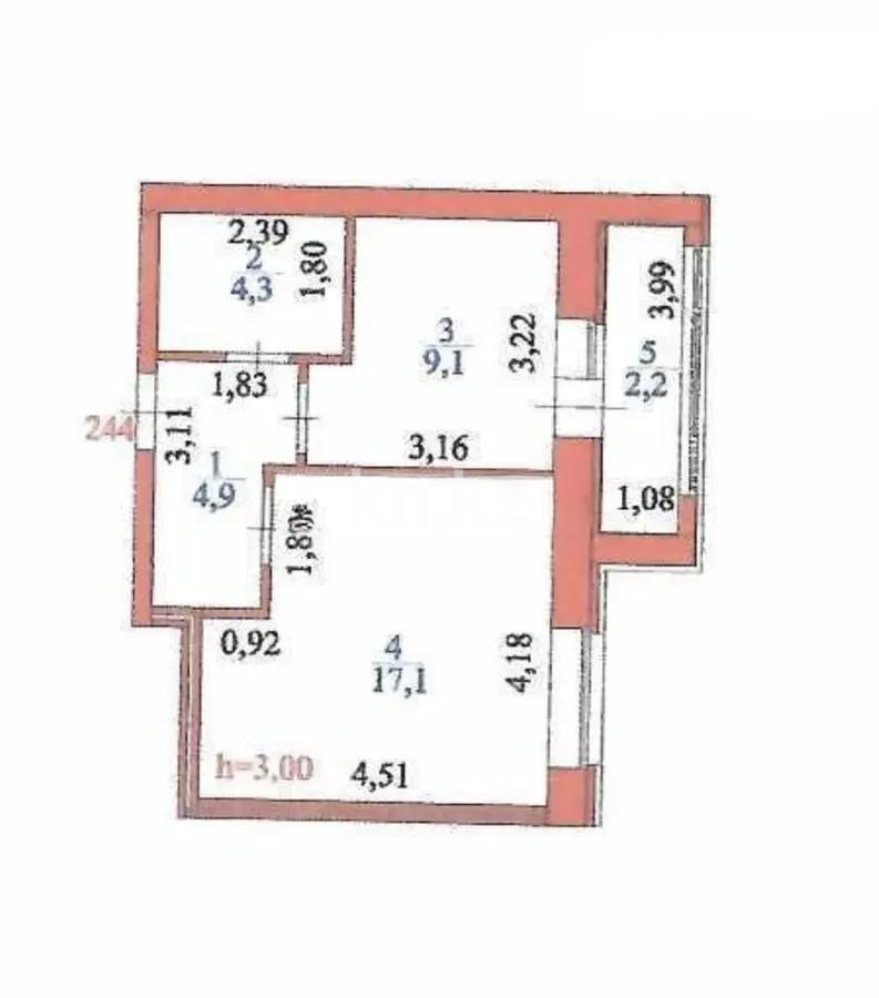 Продажа 1-комнатной квартиры, 38 м² в Астане - фото 4