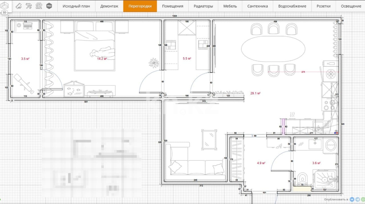 Продажа 2-комнатной квартиры, 60 м² в Астане - фото 5