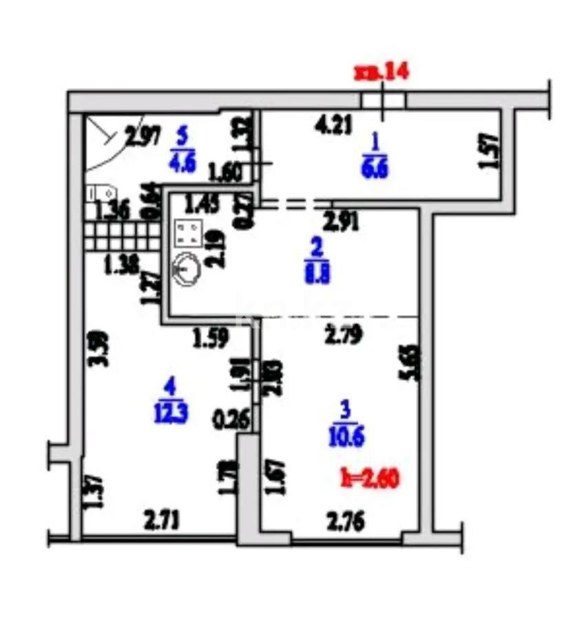 Продажа 2-комнатной квартиры, 43 м² в Алматы - фото 4
