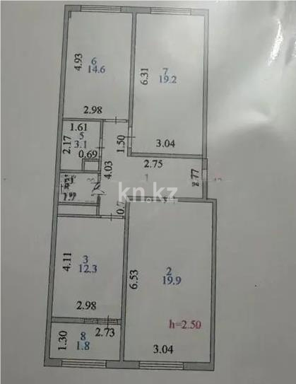 Продажа 3-комнатной квартиры, 83 м² в Астане - фото 8