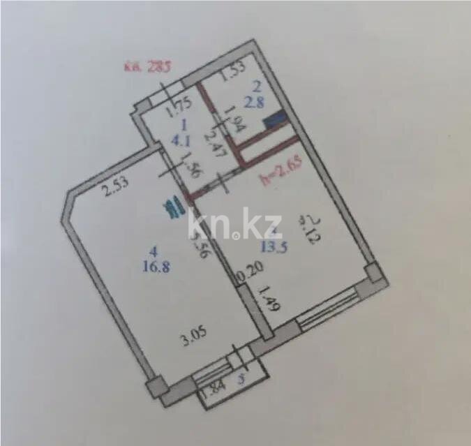 Продажа 1-комнатной квартиры, 37 м² в Астане - фото 3