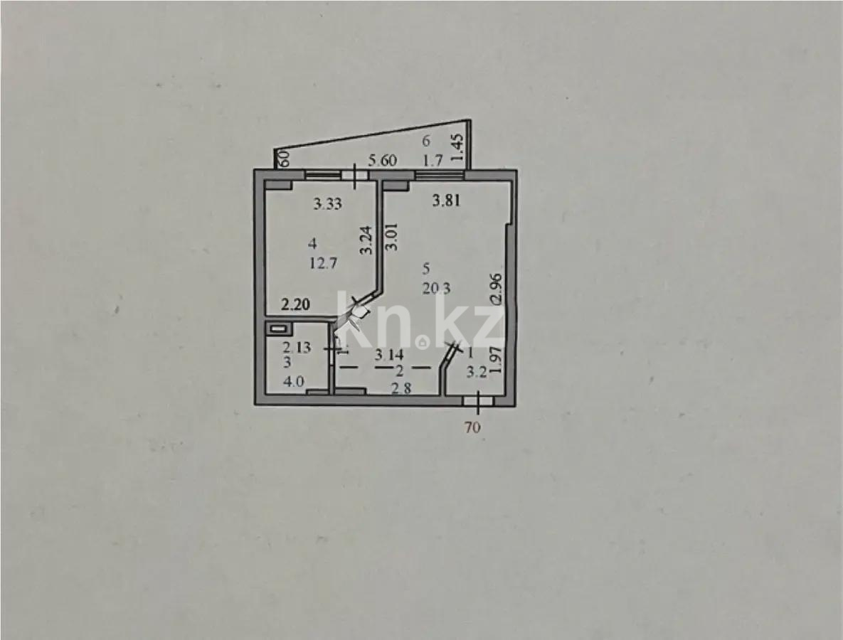 Продажа 2-комнатной квартиры, 44.7 м², ул. Габдуллина, дом  12/1 в Астане - фото 5