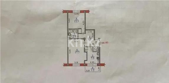 Продажа 2-комнатной квартиры, 52 м² в Алматы - фото 4