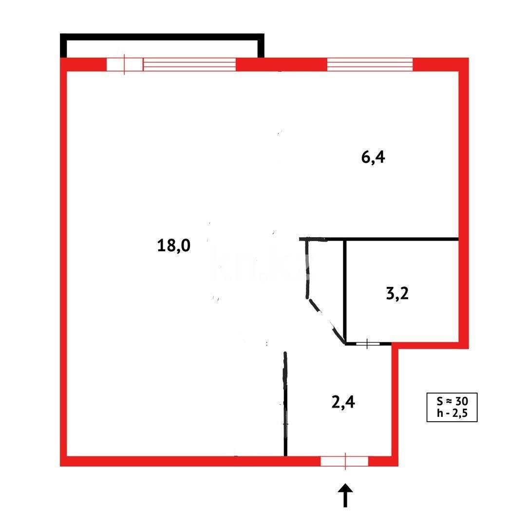 Продажа 1-комнатной квартиры, 29 м² в Темиртау - фото 12