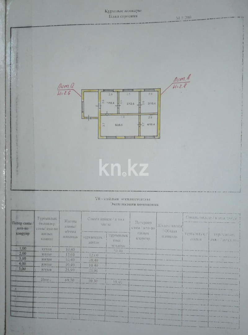 Продажа 5-комнатного дома, 70 м², Жастар, дом  7 в Акмолинской области - фото 3