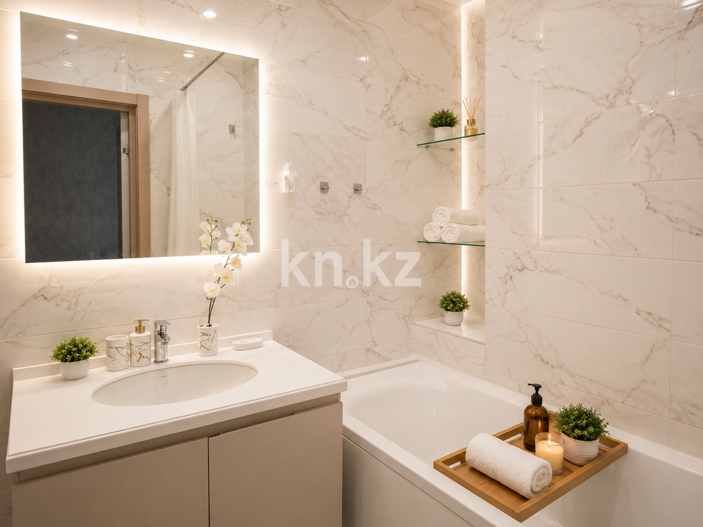 Аренда 2-комнатной квартиры посуточно, 50 м² в Астане - фото 6
