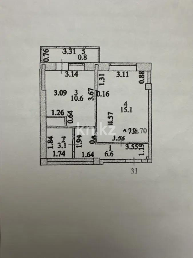 Продажа 1-комнатной квартиры, 36.2 м² в Астане - фото 4