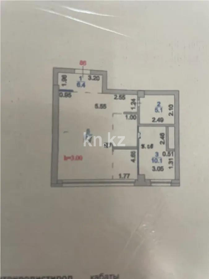 Продажа 1-комнатной квартиры, 55 м², пр. Момышулы, дом  2 в Астане - фото 5