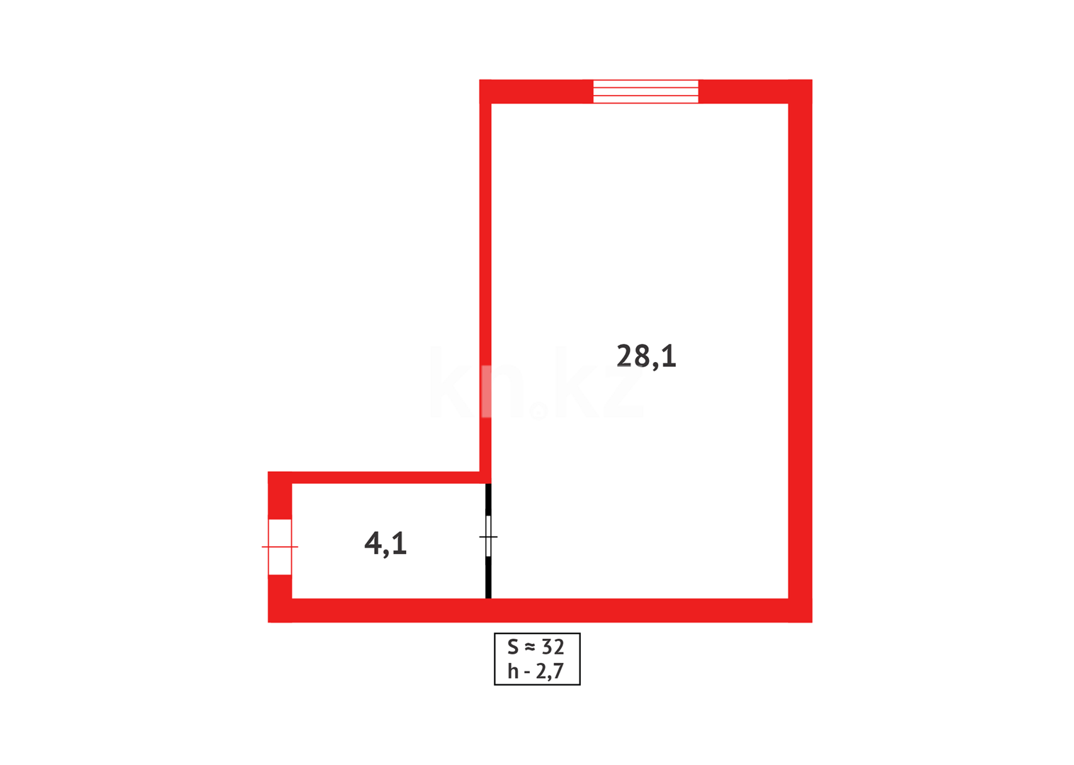 Продажа 1-комнатной квартиры, 32 м² в Караганде - фото 14