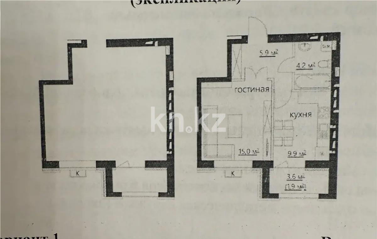 Продажа 1-комнатной квартиры, 38 м², 067 учетный квартал, дом  464/4 в Караганде