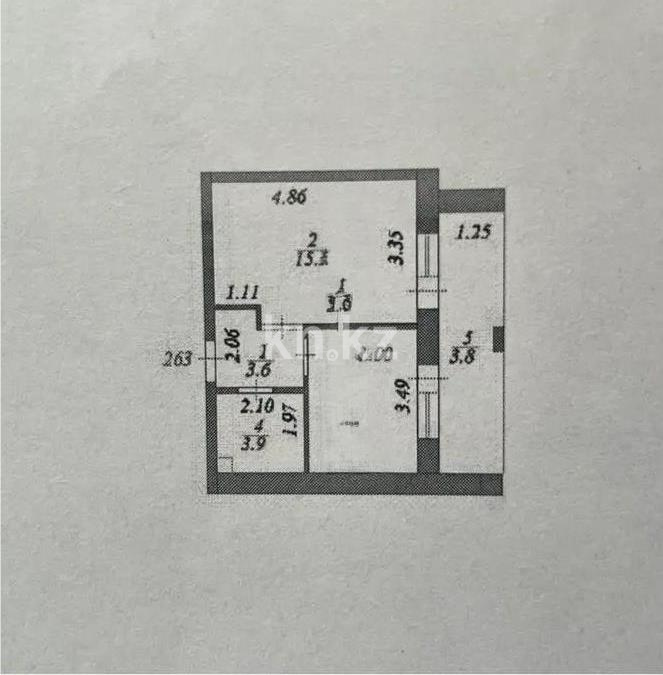 Продажа 1-комнатной квартиры, 35.5 м² в Астане