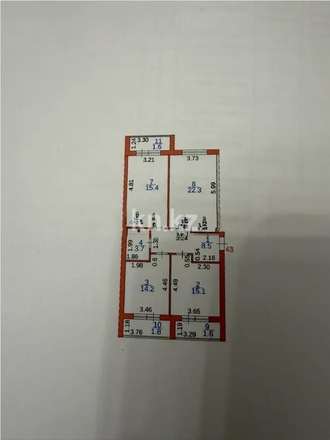 Продажа 3-комнатной квартиры, 87 м² в Караганде - фото 8