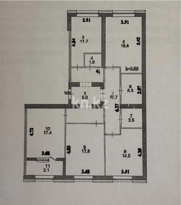 Продажа 4-комнатной квартиры, 113.2 м² в Астане - фото 2