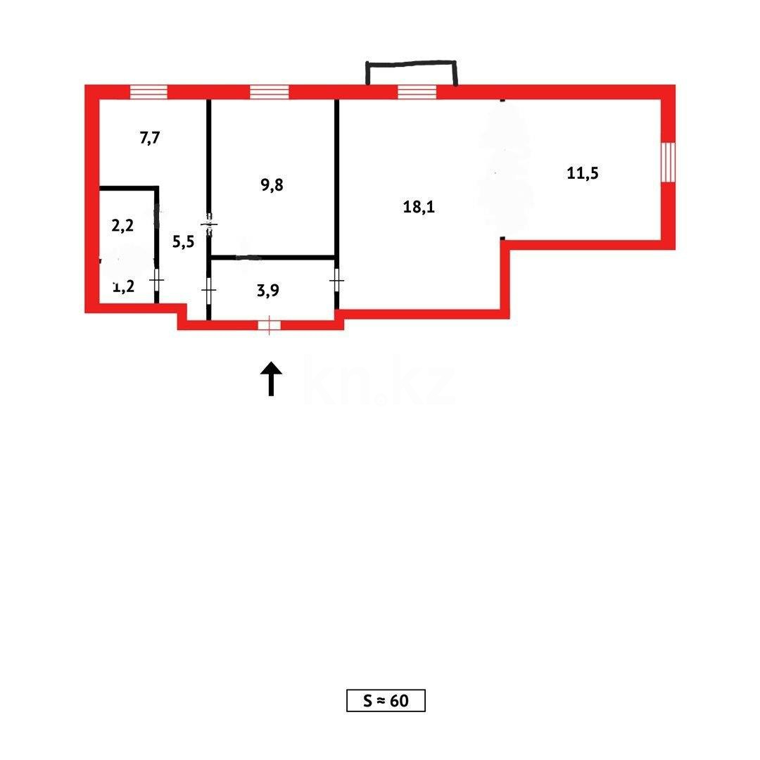 Продажа 3-комнатной квартиры, 60 м² в Темиртау - фото 11