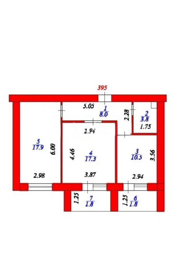 Продажа 2-комнатной квартиры, 61.1 м², ул. Бокейхана, дом  13 стр в Астане