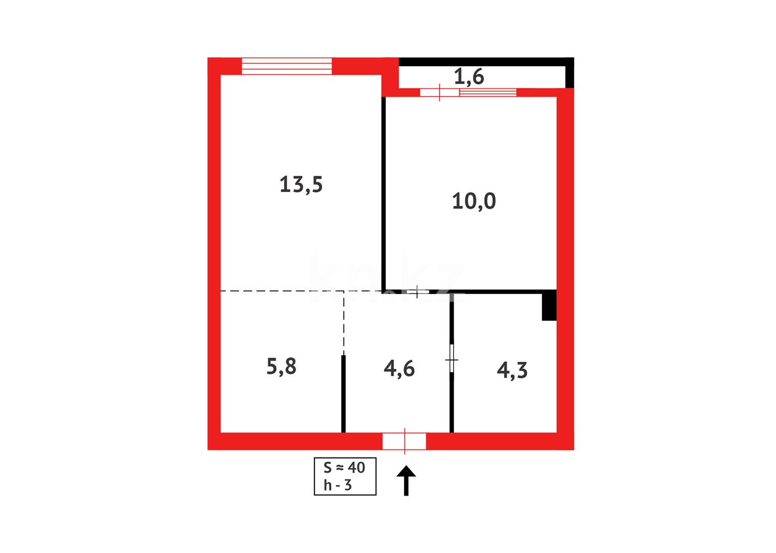 Продажа 2-комнатной квартиры, 40 м² в Астане - фото 13