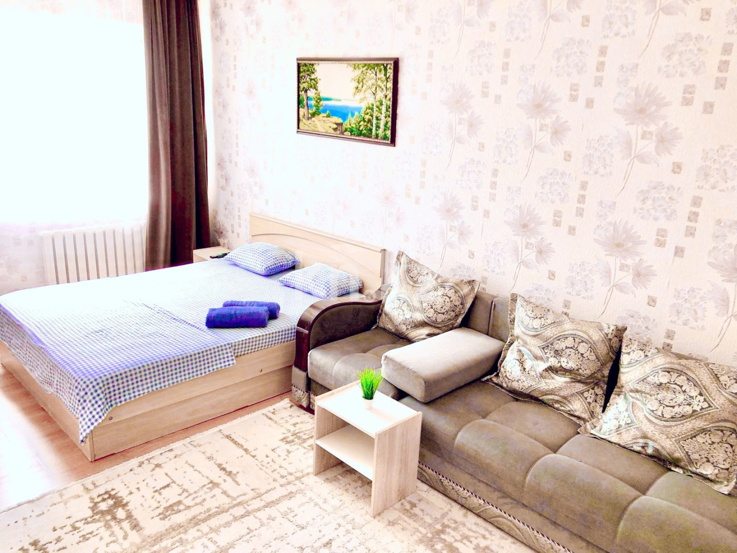 Аренда 1-комнатной квартиры посуточно, 42 м² в Астане