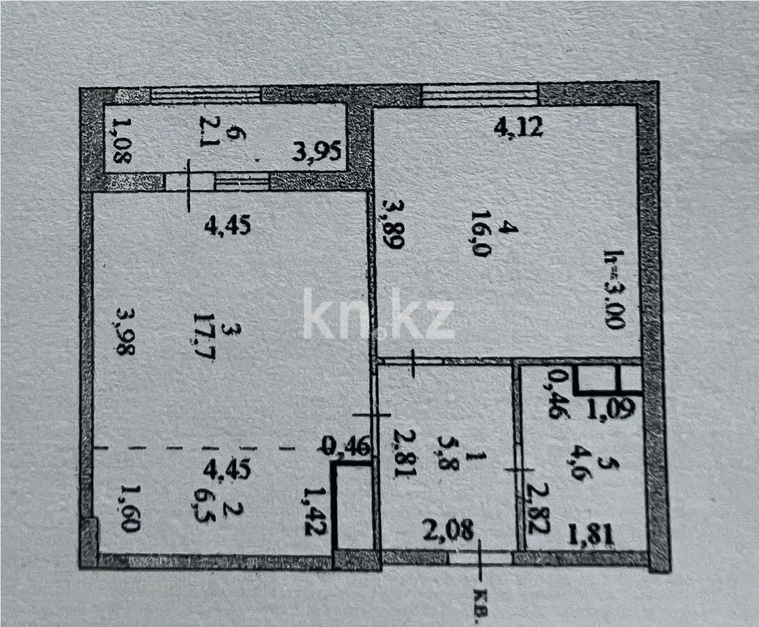 Продажа 2-комнатной квартиры, 52.7 м² в Астане - фото 6