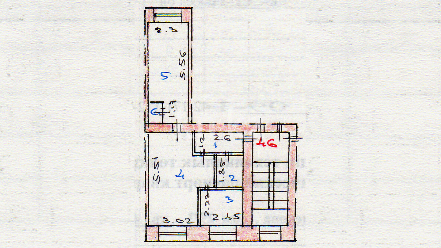 Продажа 2-комнатной квартиры, 42.6 м² в Караганде