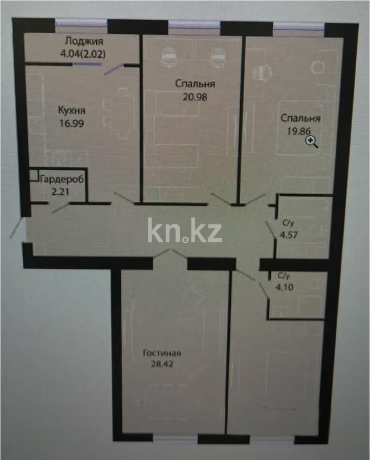 Продажа 4-комнатной квартиры, 137 м², ул. Жошы хана, дом  14/1 в Астане