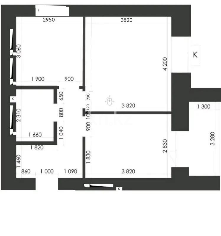 Продажа 2-комнатной квартиры, 51 м² в Караганде - фото 3