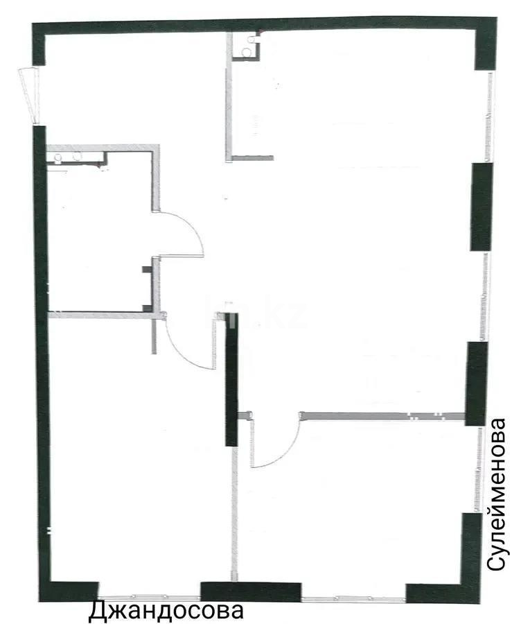 Продажа 3-комнатной квартиры, 62 м², ул. Жандосова, дом  108/1 в Алматы