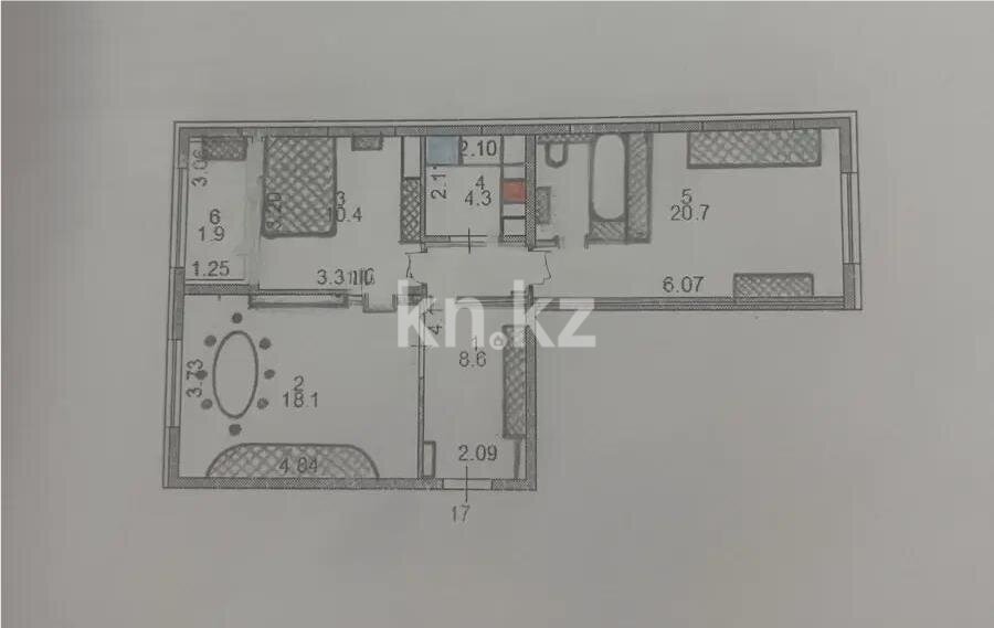 Продажа 2-комнатной квартиры, 64 м² в Астане - фото 3