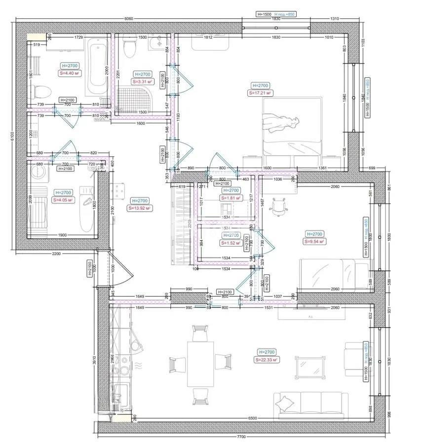 Продажа 3-комнатной квартиры, 80 м² в Алматы - фото 5
