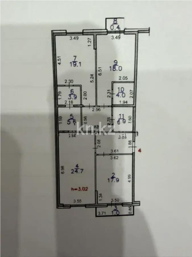 Продажа 3-комнатной квартиры, 114.2 м² в Алматы