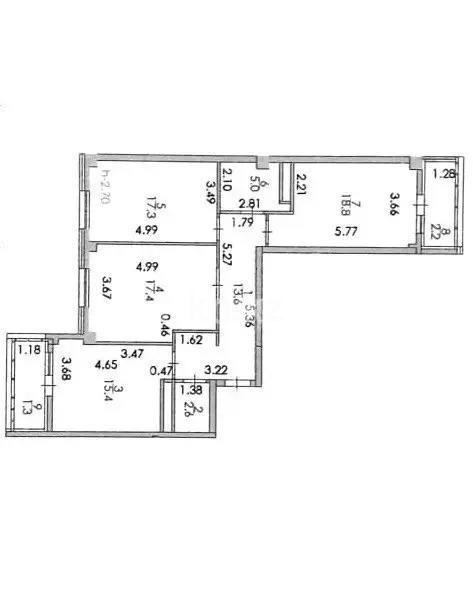 Продажа 3-комнатной квартиры, 93.6 м² в Астане - фото 7